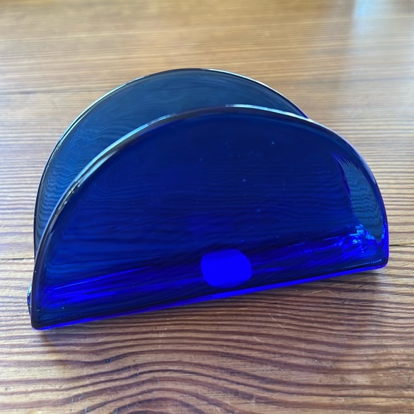 Williams Sonoma Dining William Sonoma Cobalt Blue Glass Napkin